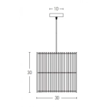 20234 PENDANT LAMP E27 MAX 40W RATTAN NATRUAL SHADE - NATURAL ELEMENTS LIGHTS Zambelis Lights