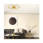 2028 CEILING LIGHT 28W 3000K ALUMINUM&ACRYLIC GOLD Zambelis Lights