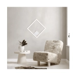 2030 SCONCE LIGHT 15W 3000K, ALUMINUM&ACRYLIC SANDY WHITE Zambelis Lights