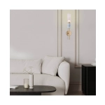 20352 WALL LIGHT 1XG9 MAX 9W MARBLE-GLASS GOLD MATT Zambelis Lights