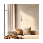20352 WALL LIGHT 1XG9 MAX 9W MARBLE-GLASS GOLD MATT Zambelis Lights
