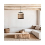 20354 PENDANT BURLAP 1XE27 MAX 25W NATURAL Zambelis Lights