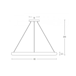 2060 PENDANT LIGHT 60W 3000K ALUMINUM & ACRYLIC SANDY BLACK FOR INDOOR SPACES Zambelis Lights