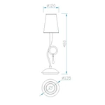 Lampa biurkowa Mantra Paola Gold 3545MA - zdjęcie dodatkowe 1