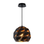 Lampa wisząca MALUNGA Ø 25 cm 1xE27 czarny 21415/25/30 Lucide - zdjęcie produktu