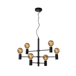 Lampa wisząca LEANNE 6xE27 czarny 21421/06/30 Lucide - zdjęcie produktu