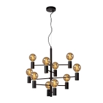 Lampa wisząca LEANNE 10xE27 czarny 21421/10/30 Lucide - zdjęcie produktu