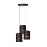 ROSAS Lampa wisząca Ø 43 cm 3xE27 czarny 21433/13/30 Lucide - zdjęcie produktu