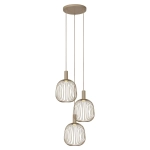 ESTEREL Lampa wisząca – Taupe – 3xGU10 – 25W 21446/13/41 Lucide - zdjęcie produktu