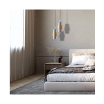 22001 PENDANT LIGHT E27 MAX 40W GOLD MATT CHROME CLASS Zambelis Lights