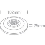 CZUJNIK RUCHU SUFITOWY IR 300W 230V 22004 ONE LIGHT