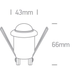 CZUJNIK RUCHU IR DO WNĘKI 200W 230V 22008 ONE LIGHT