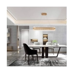 22041 PENDANT LED LIGHT 68W 3000K STAINLESS STEEL-GLASS GOLD MATT Zambelis Lights