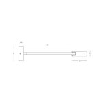 22050 BEDROOM WALL LED LIGHT 3W 3000K WHITE MATTE Zambelis Lights