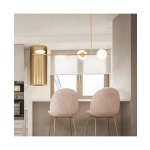 22062 PENDANT LIGHT LED 23W METAL -GLASS GOLD MATT Zambelis Lights
