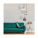 22073 PENDANT LIGHT 3XE27 MAX40W GLASS CLEAR-SMOKED-CHAMPAGNE Zambelis Lights