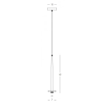 22111 PENDANT LED LIGHT 6W 3000K ALUMINUM -MARBLE GOLD MATT Zambelis Lights