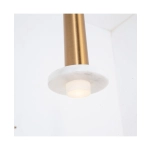 22111 PENDANT LED LIGHT 6W 3000K ALUMINUM -MARBLE GOLD MATT Zambelis Lights