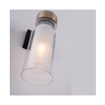 22135 WALL LAMP E14 SANDY BLACK-ANTIQUE BRASS IP44 Zambelis Lights
