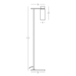 22136 FLOOR LAMP E14 SANDY BLACK-ANTIQUE BRASS FLOOR LIGHTS FOR INTERIOR USE Zambelis Lights