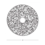 22174 WALL LIGHT BUSH-BLACK 1XE27 Zambelis Lights