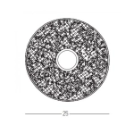 22175 WALL LIGHT BUSH - BLACK 1XE27 Zambelis Lights