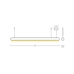 22207 PENDANT LED LIGHT 45W BRONZE Zambelis Lights