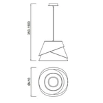 Lampa wisząca Mantra Alboran 5861MA - zdjęcie dodatkowe 1
