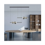 22234 PENDANT LED LIGHT 24W BLACK-SMOKE GLASS Zambelis Lights