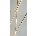 22237 LINEAR PENDANT LED LIGHT 64W BLACK SHADE Zambelis Lights