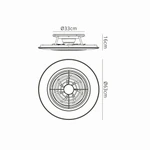 Lampa sufitowa Mantra Alisio 6705MA - zdjęcie dodatkowe 1