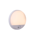 HUPS IR Kinkiet LED 1x10W 3000K IP54 Czujnik ruchu i dzień/noc Biały 22863/10/31 Lucide - zdjęcie produktu