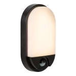 HUPS IR Kinkiet LED 1x10W 3000K IP54 Czujnik ruchu i dzień/noc Czarny 22864/10/30 Lucide - zdjęcie produktu
