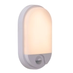 HUPS IR Kinkiet LED 1x10W 3000K IP54 Czujnik ruchu i dzień/noc Biały 22864/10/31 Lucide - zdjęcie produktu