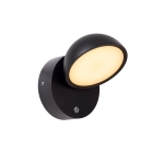 FINN Kinkiet LED 1x12W 3000K IP54 Czujnik Dzień/Noc Czarny 22865/12/30 Lucide - zdjęcie produktu