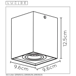 TUBE spot sufitowy GU10 czarny 22953/01/30 Lucide - zdjęcie dodatkowe 2