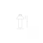 23007 TABLE LIGHT 2XE27 MAX 40W CERAMIC BEIGE Zambelis Lights