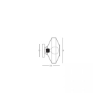 23011 CEILING/WALL LIGHT E27 MAX 40W METAL-GLASS ANODISED DARK GREY Zambelis Lights