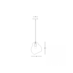 23015 PENDANT LIGHT E27 MAX 40W OPAL GLASS Zambelis Lights