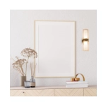 23016 SCONCE LIGHT LED 12W 3000K METAL - GLASS GOLD Zambelis Lights