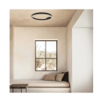 23025 CEILING LIGHT 37W 3000K ALUMINIUM-ACRYLIC BLACK Zambelis Lights