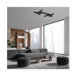 23042 CEILING LED LIGHT 23W 3000K METAL-ALUMINIUM BLACK Zambelis Lights