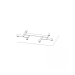 23042 CEILING LED LIGHT 23W 3000K METAL-ALUMINIUM BLACK Zambelis Lights