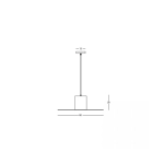 23070 PENDANT LIGHT E27 MAX 11W METAL - PAPER, BLACK - NATURAL Zambelis Lights