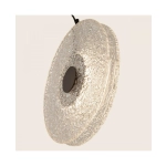 23073 PENDANT LED LIGHT 8W 3000K METAL-GLASS, BLACK-CLEAR GLASS Zambelis Lights