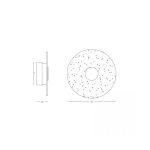23077 SCONCE LED LIGHT 8W 3000K METAL-GLASS,BLACK-CLEAR GLASS Zambelis Lights