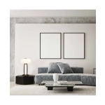 23085 TABLE LED LIGHT 23W 3000K BLACK METAL - SMOKED & OPAL GLASS Zambelis Lights