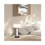23085 TABLE LED LIGHT 23W 3000K BLACK METAL - SMOKED & OPAL GLASS Zambelis Lights