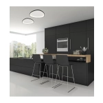 23090 CEILING LED LIGHT 39W 3000K METAL-ACRYLIC BLACK INDOOR DECORATIVE LIGHTS Zambelis Lights