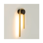 23106 SCONCE LED LIGHT 11W 3000K ALUMINIUM - PC DIFFUSER, GOLD - BLACK Zambelis Lights